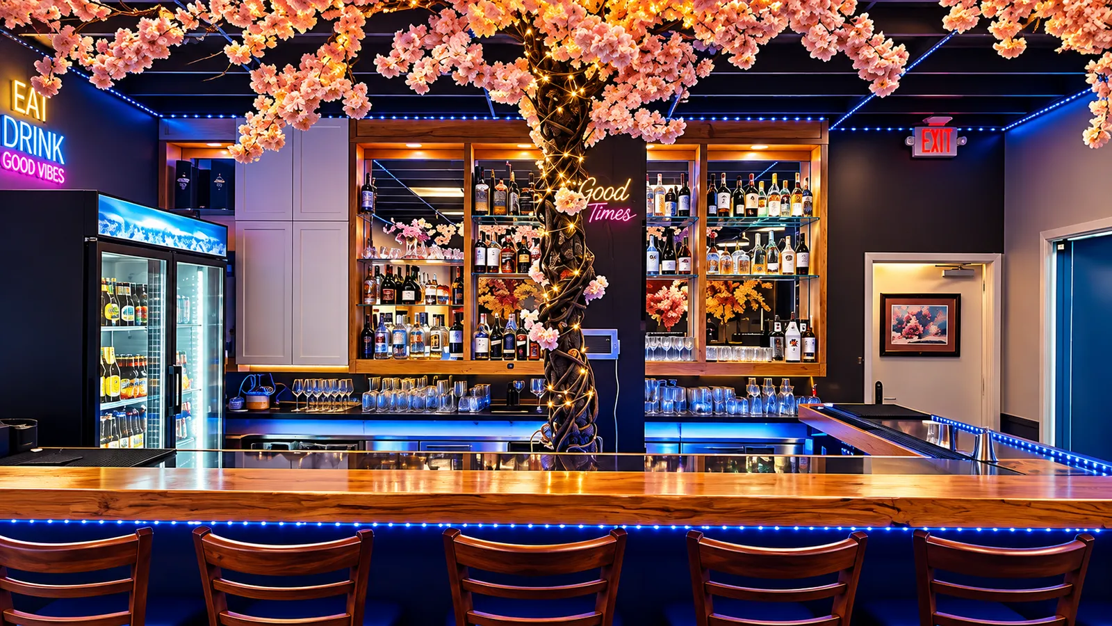 After dark at Swatara Restaurant & Bar