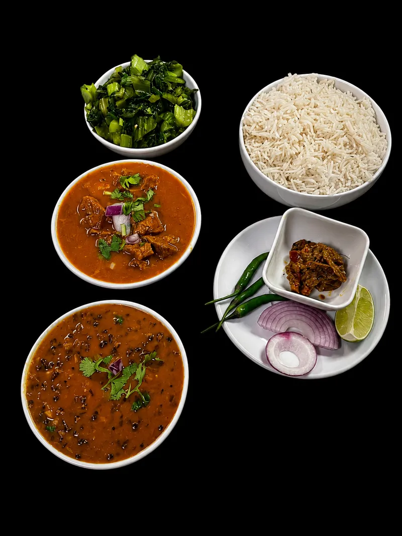 Chicken Thali — Nepali Menu at Swatara Restaurant & Bar, Harrisburg, PA