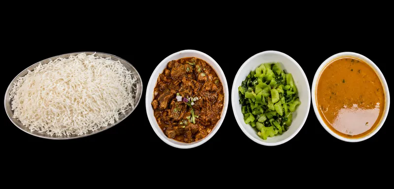 Khasi Thali — Nepali Menu at Swatara Restaurant & Bar, Harrisburg, PA